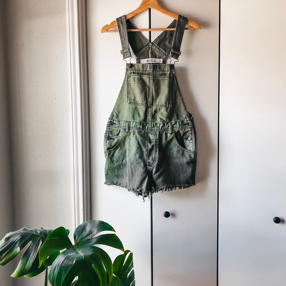 Brandy Melville Other - BRANDY MELVILLE GREEN OVERALLS